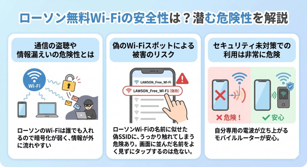 ローソン　Wi-Fi　安全性