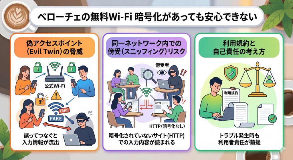 ベローチェ　Wi-Fi　安全性