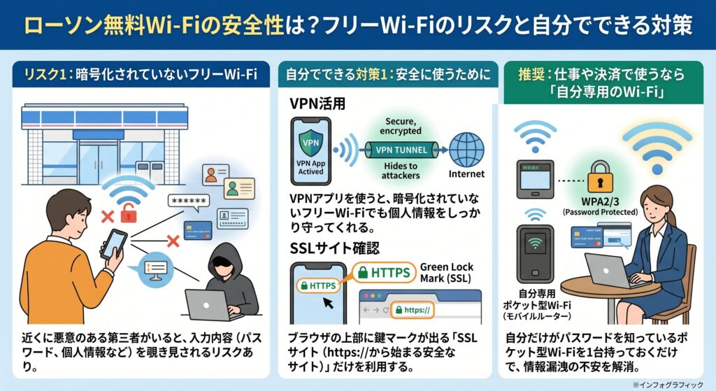 ローソン　Wi-Fi　安全性