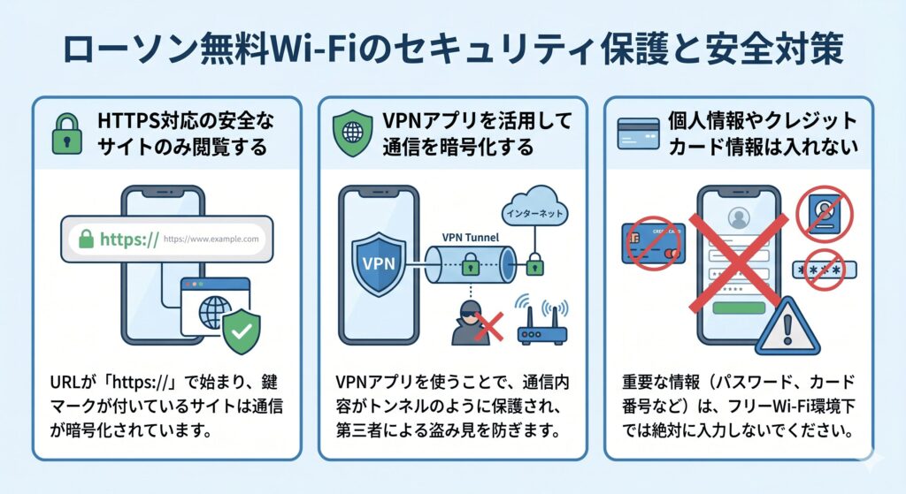 ローソン　Wi-Fi　セキュリティ
