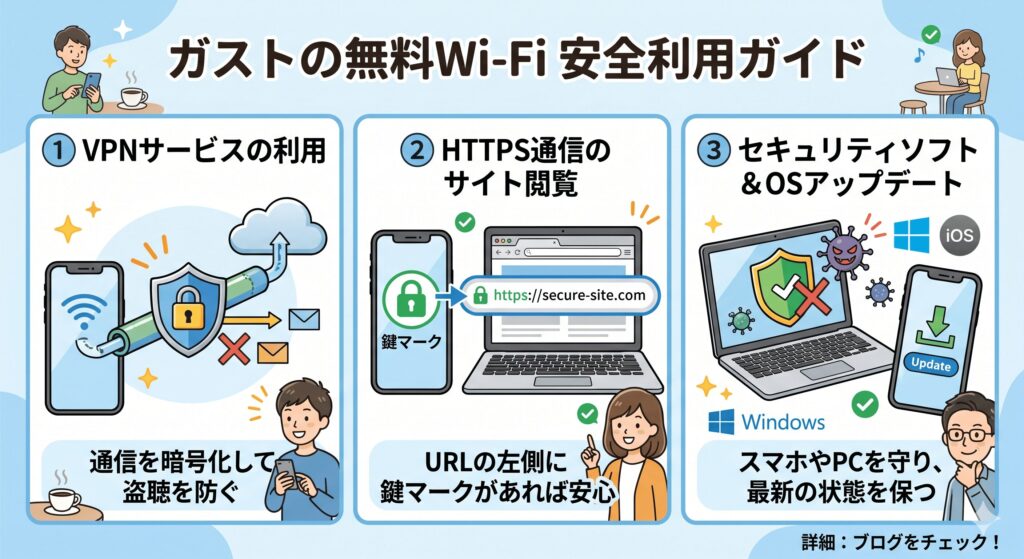 ガスト　Wi-Fi　安全