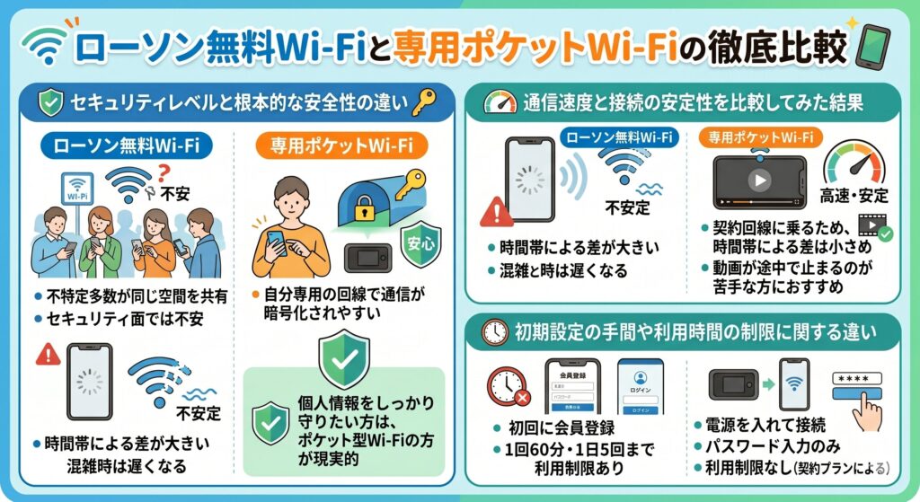 ローソン　Wi-Fi　安全性
