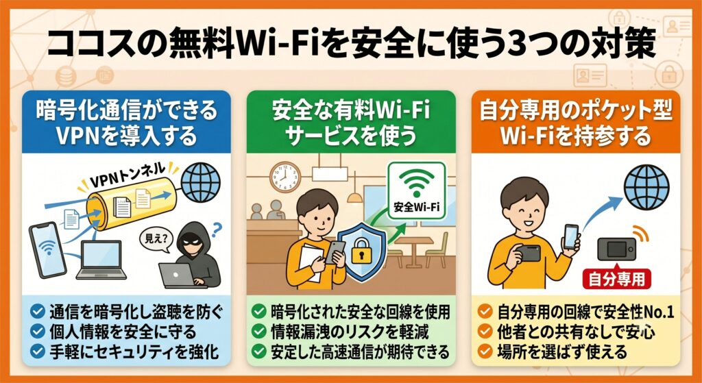 ココス Wi-Fi 安全性