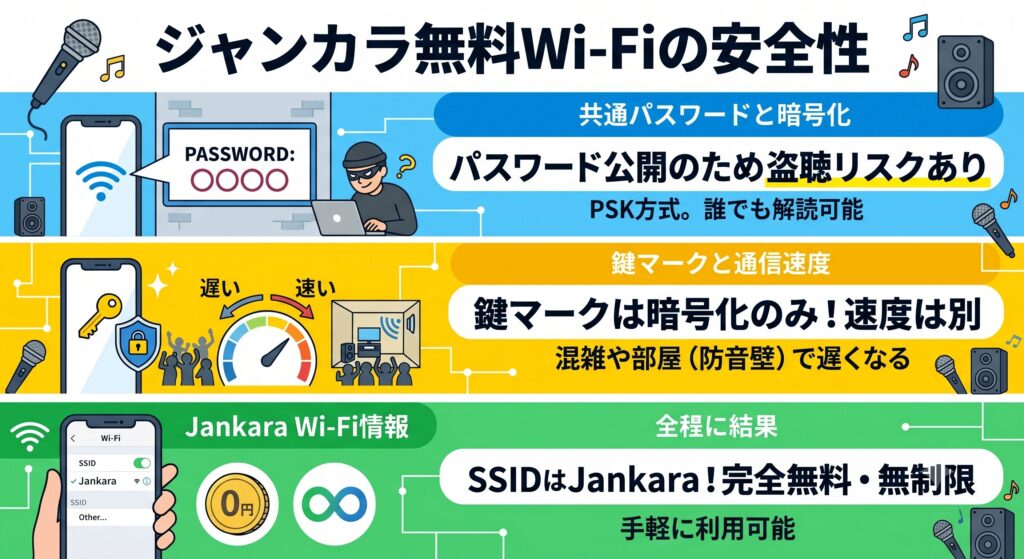 ジャンカラ　Wi-Fi　安全性