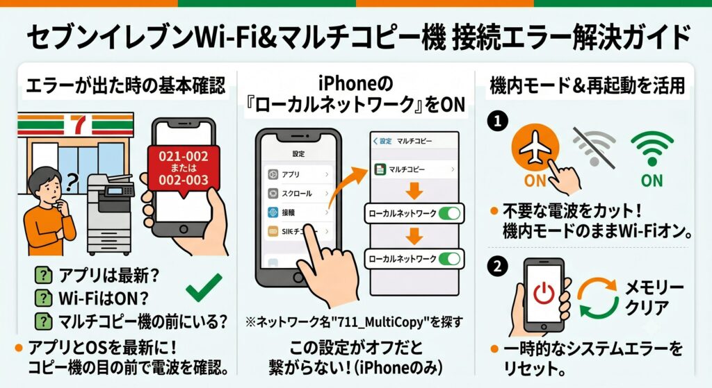 セブンイレブン Wi-Fi 接続