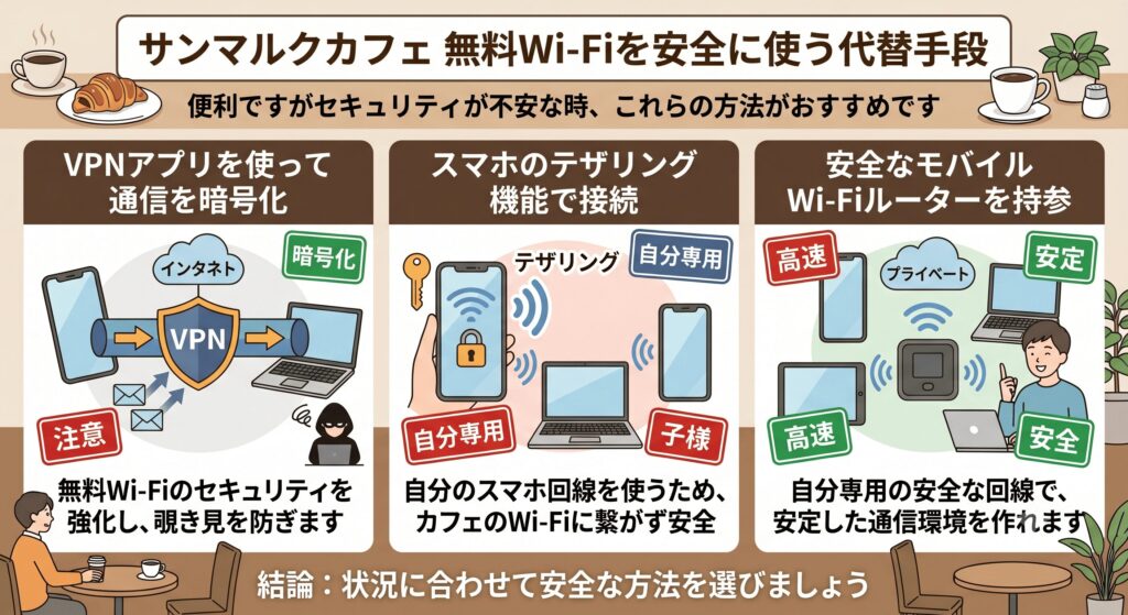 サンマルクカフェ Wi-Fi 安全性