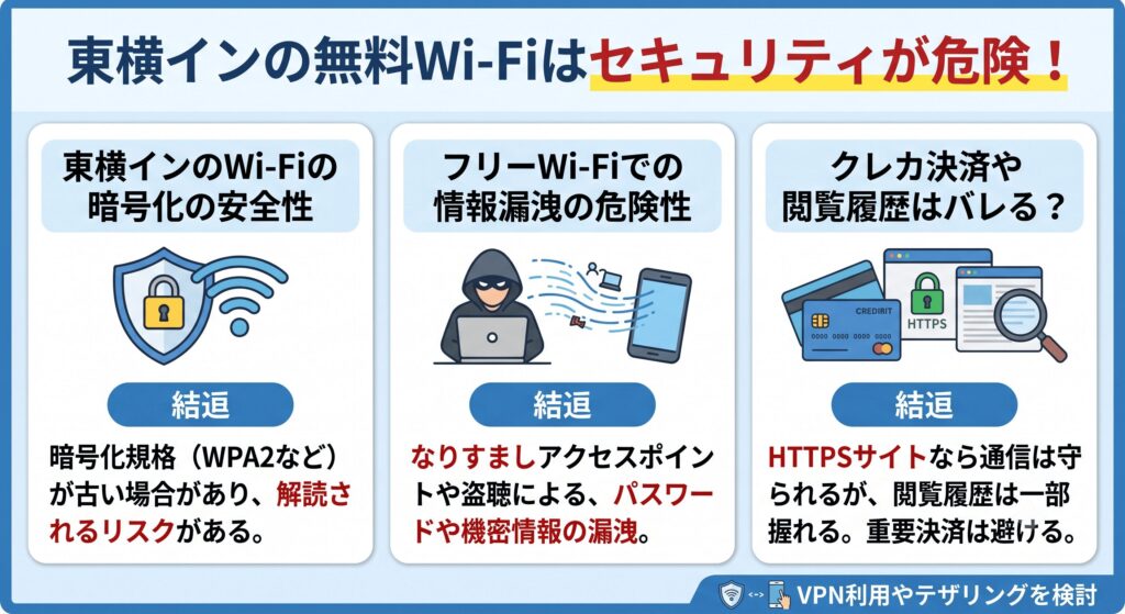 東横イン Wi-Fi セキュリティ