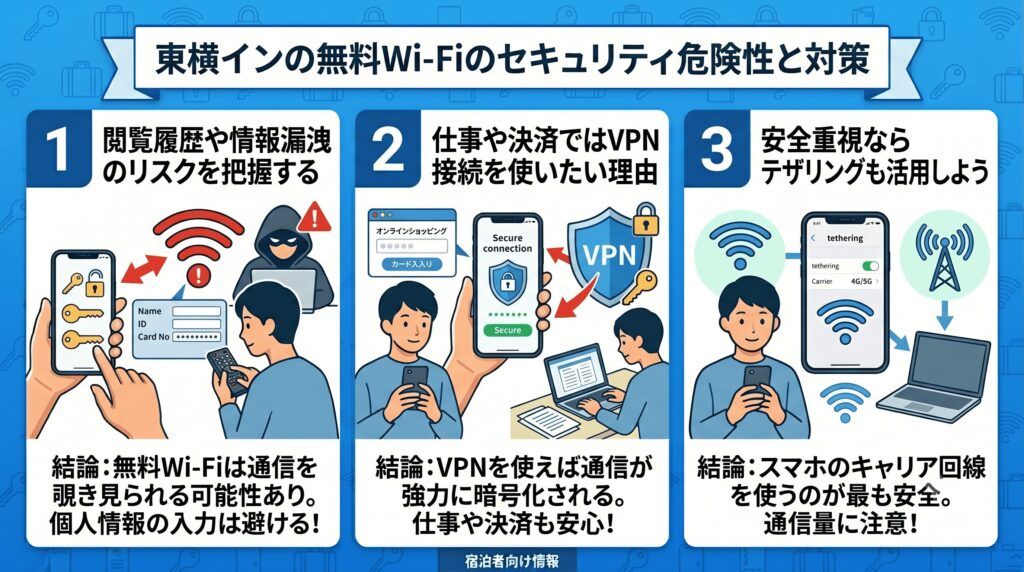 東横イン Wi-Fi セキュリティ