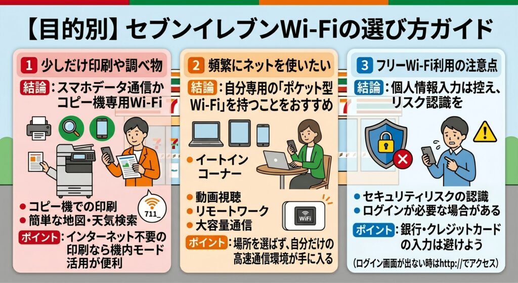セブンイレブン Wi-Fi 繋がらない