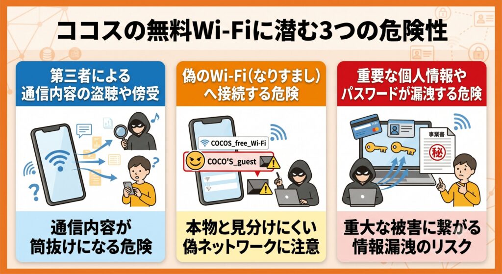 ココス Wi-Fi 危険性