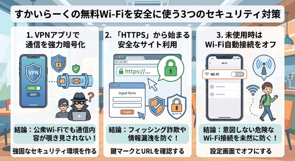 すかいらーく Wi-Fi 安全性
