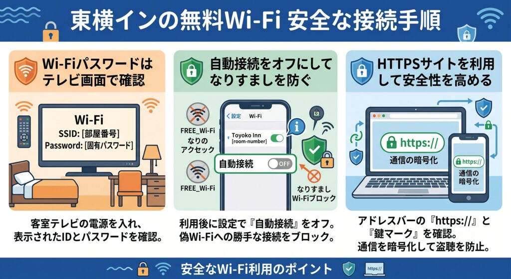 東横イン Wi-Fi 安全