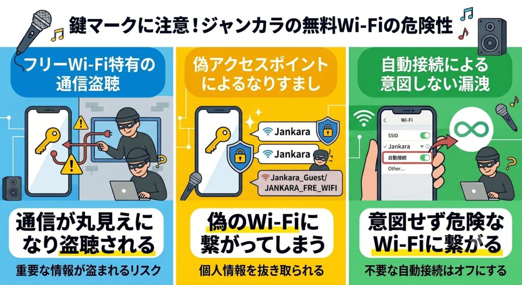 ジャンカラ　Wi-Fi　危険性