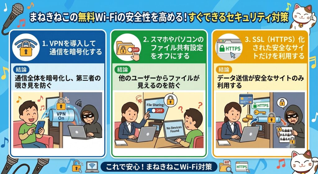 まねきねこ Wi-Fi 安全性