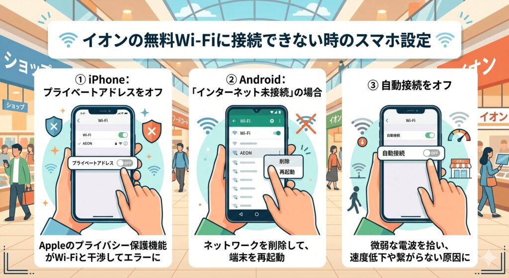 イオン　Wi-Fi　接続できない