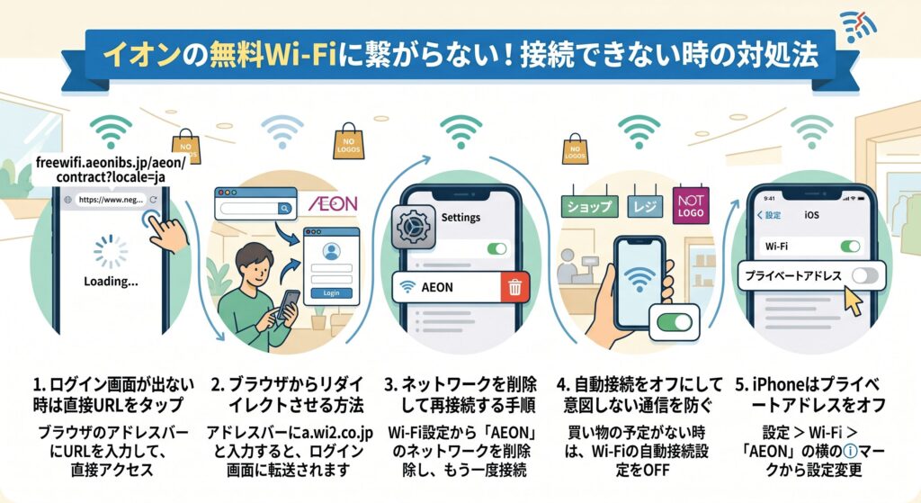 イオン Wi-Fi 繋がらない
