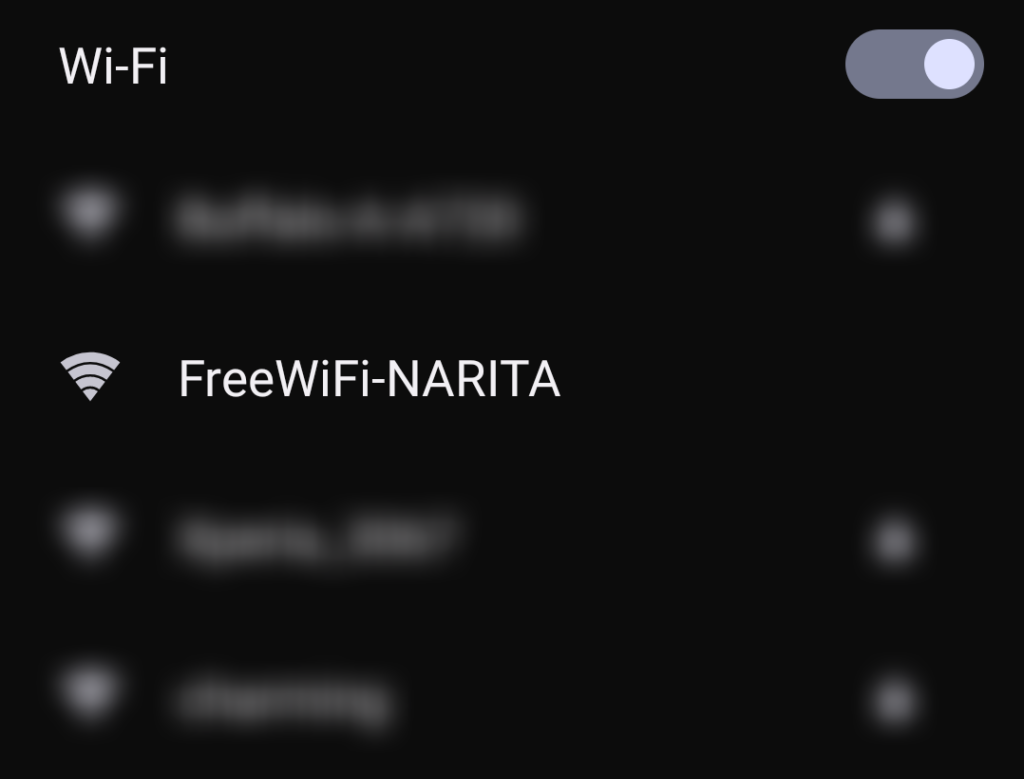 成田空港 Wi-Fi 繋がらない