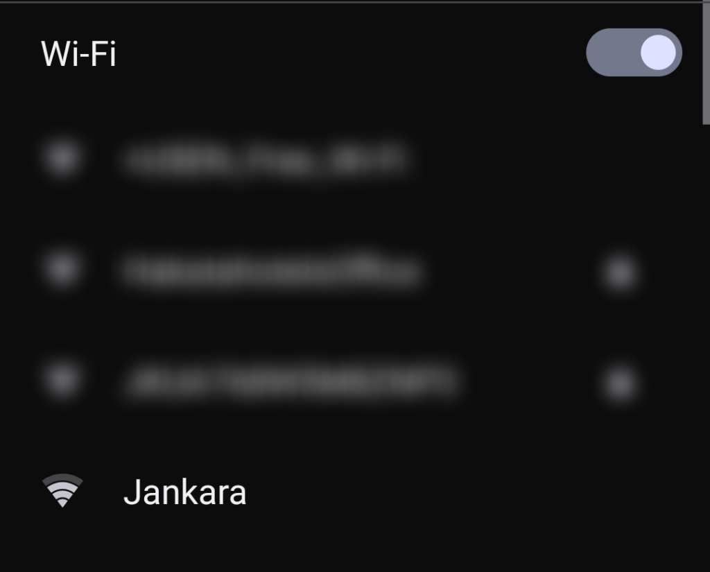 ジャンカラ　Wi-Fi　繋がらない